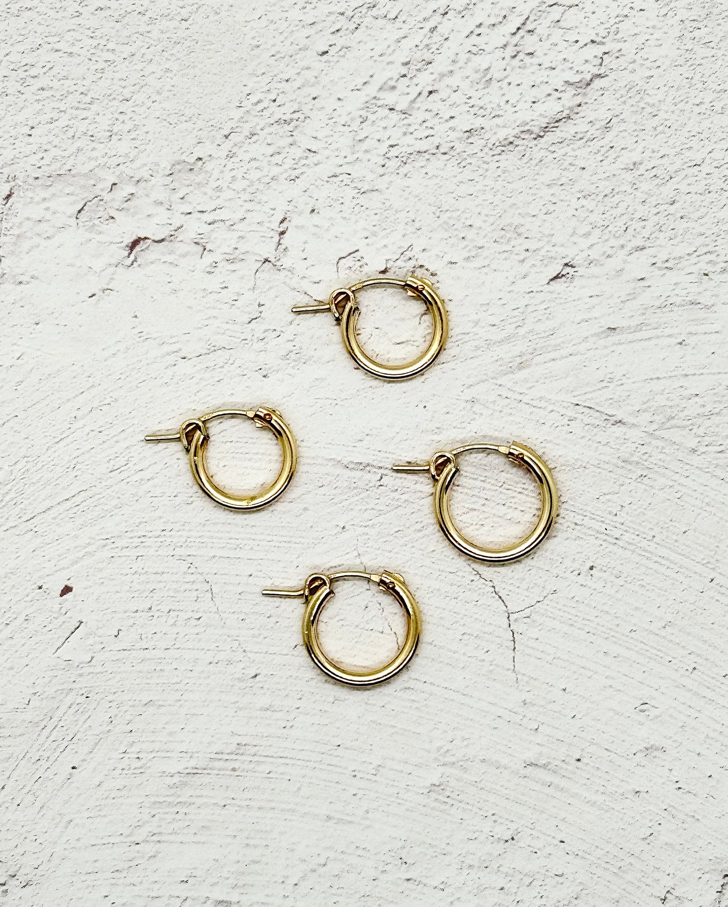 Hannah Pearl Huggie Earrings