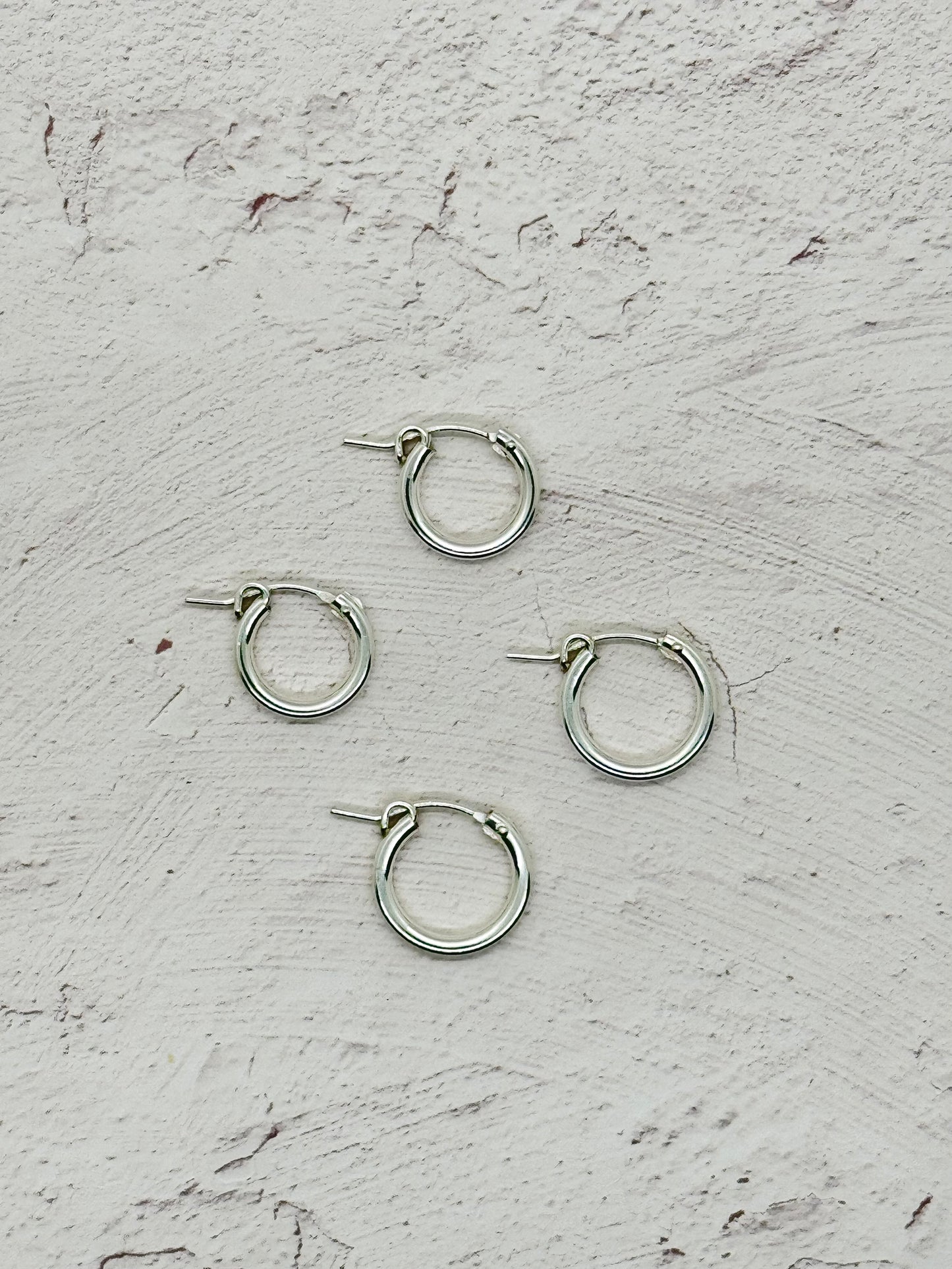 Hannah Pearl Huggie Earrings