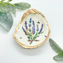 Load image into Gallery viewer, Lavender Bunch Oyster Trinket Dish
