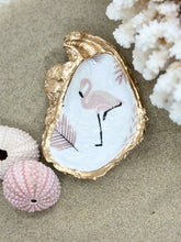 Load image into Gallery viewer, Vintage Flamingo Oyster Trinket Dish
