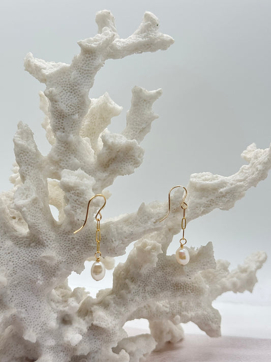 Ryan Pearl Dangle Earrings