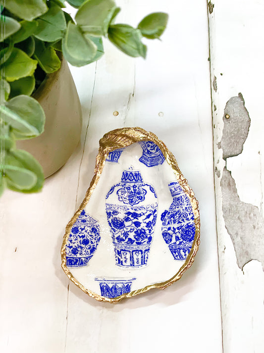 Ginger Jar Oyster Jewelry Dish